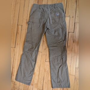 Carhartt khaki cargo pants size womans 2